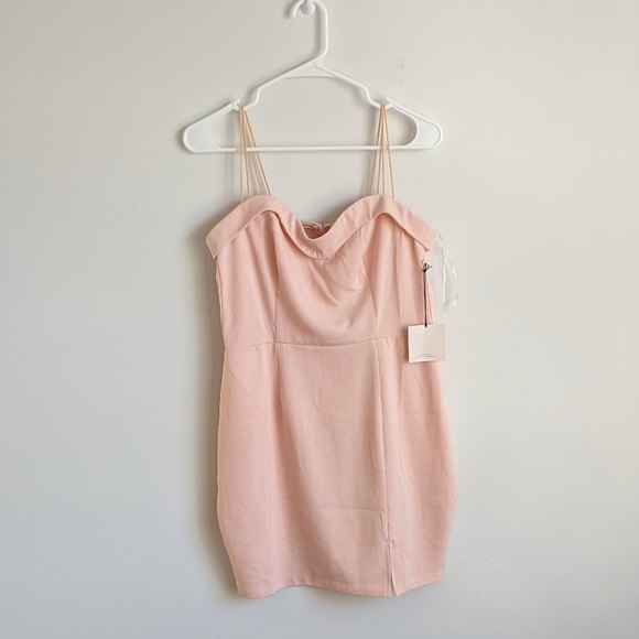 Revolve Superdown Pink Strappy Mini Dress NWT - Picture 1 of 7